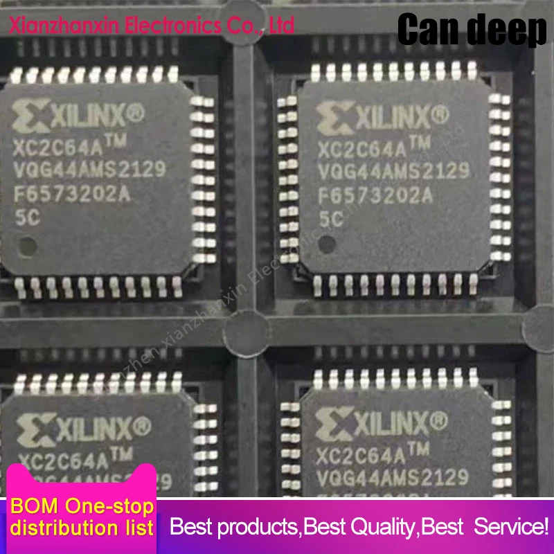 1-5 бр./лот XC2C64A XC2C64A-7VQG44C XC2C64A-7VQ44C QFP44 Програмируеми логически устройства