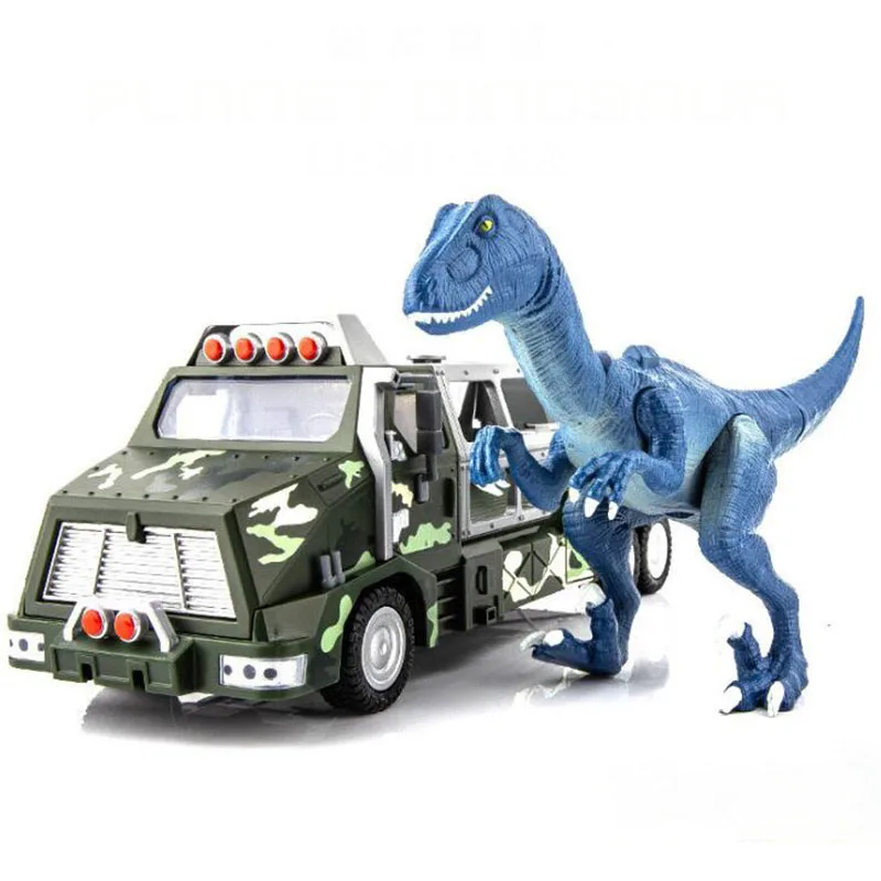 1:50 Мащабните Метален Гласове Пластмасова детска Играчка кола с Динозавром 