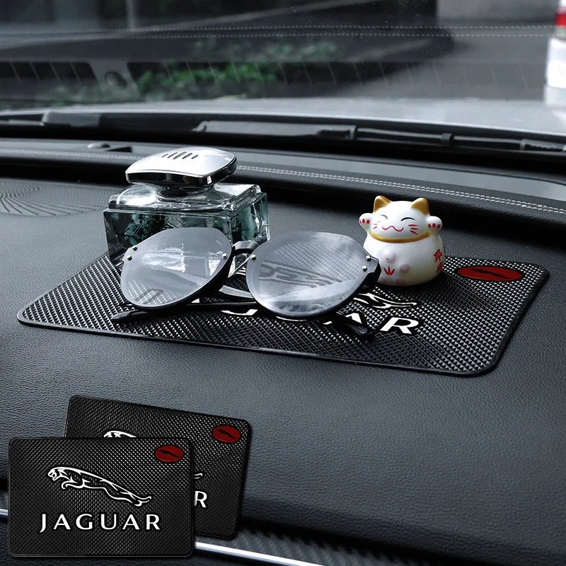 1 бр. Автомобилен Силикон Подложка за арматурното табло, Нескользящий Подложка, Аксесоари за Интериор на Автомобила Jaguar XK Tijera Ropa Llavero F-TYPE V8 S XF XJ 13MY IPACE