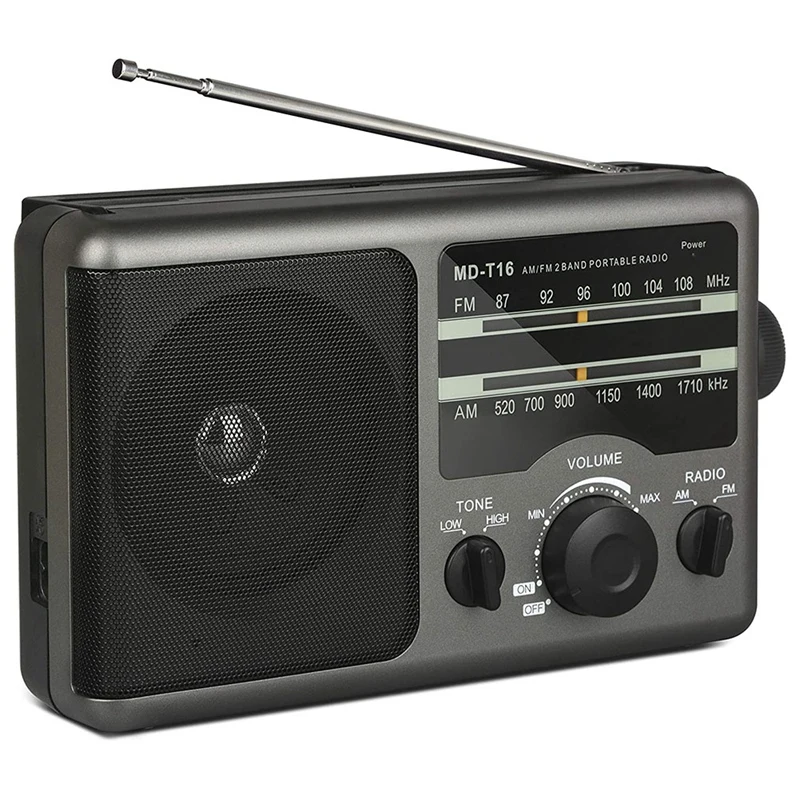 1 бр. двухтональное радио, което работи на 4 батерии D-Cell, или от променлив ток 3.5 мм жак за слушалки штепсельная вилица САЩ