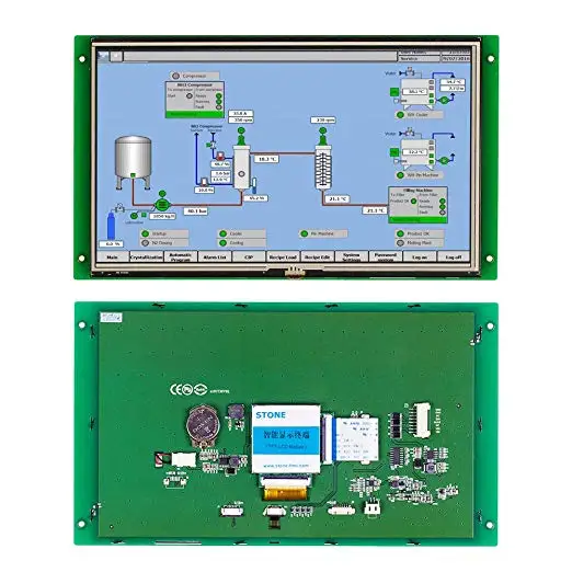 10.1-инчов TFT LCD модул със сензорен панел + Такса контролер + Софтуерът Поддържа Всички Микроконтролер