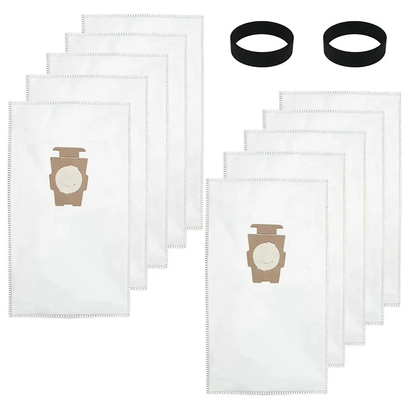 10 x пылесосных торби за прах и 2 колана за Kirby 204811, 204814, 205811 Style F, G3 G4 G5 G6 G7 G8 G9 G10 G11 G12