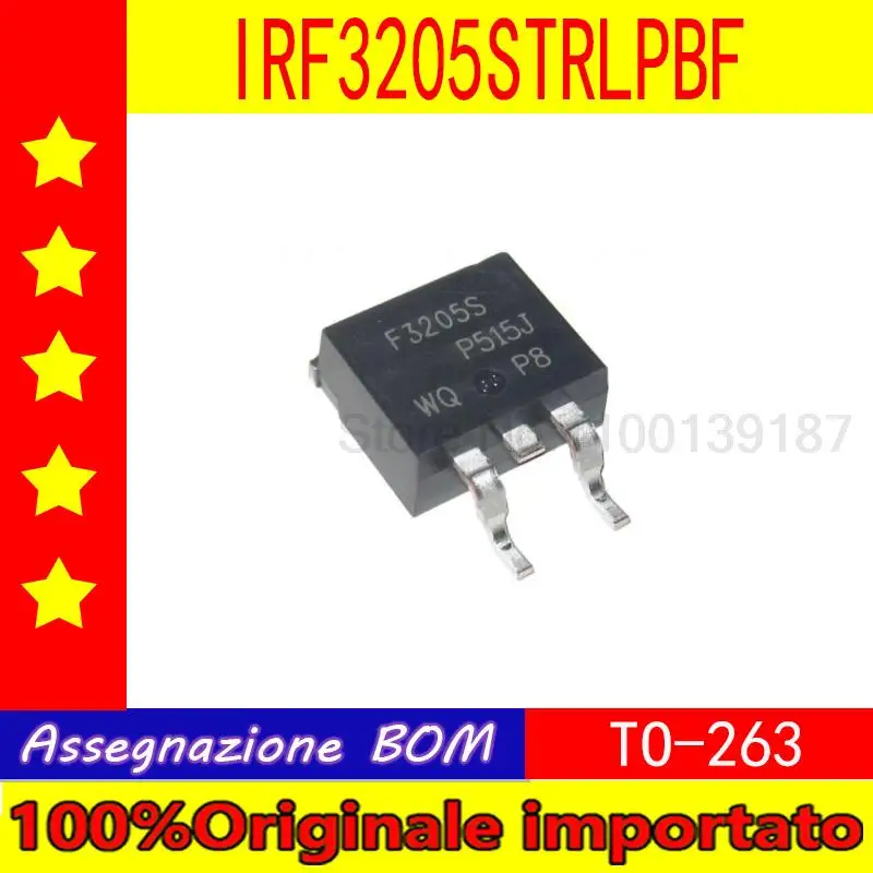 10 бр./лот IRF3205STRLPBF IRF3205SPBF F3205S TO263 N-канален полеви транзистор 55 В 110A