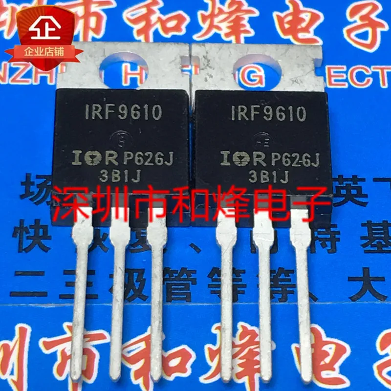 10ШТ IRF9610 P TO-220 -200V -1.8 A