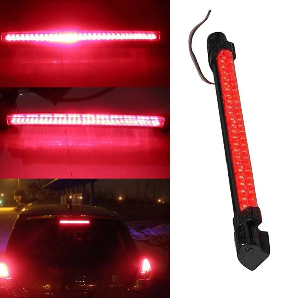 12 В 24 LED Стоп-сигнал С Висока Стена Стоп Заден Опашката Сигнална Лампа Лампа Червена Кола Auto Трети на 3-Та Паркинг-Супер Ярък Дълъг Срок на експлоатация