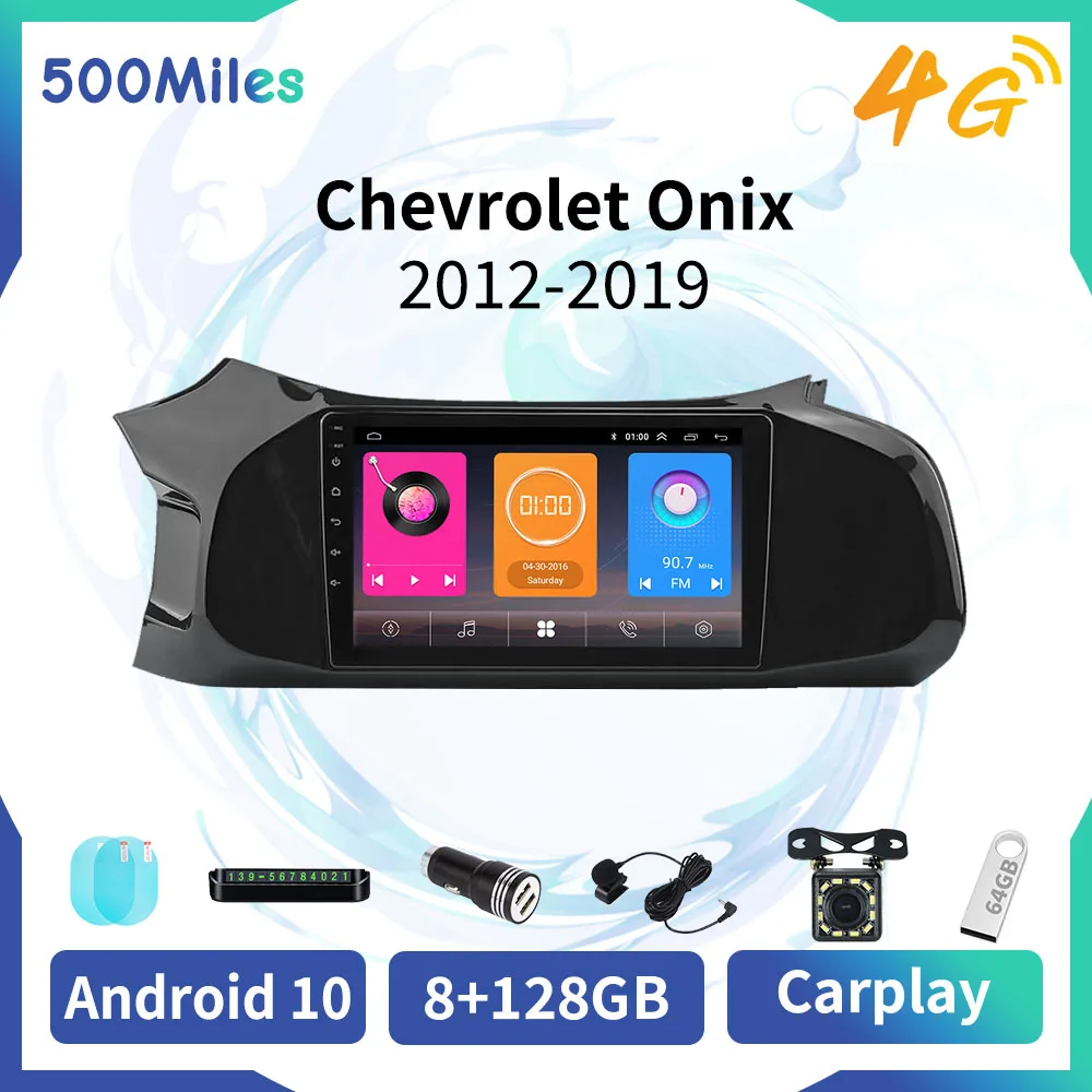 2 Din Android Авто Радио Стерео за GM Chevrolet Onix Prisma Joy Прес-Център LT LTZ 2012-2019 GPS Навигация, Мултимедия Авторадио