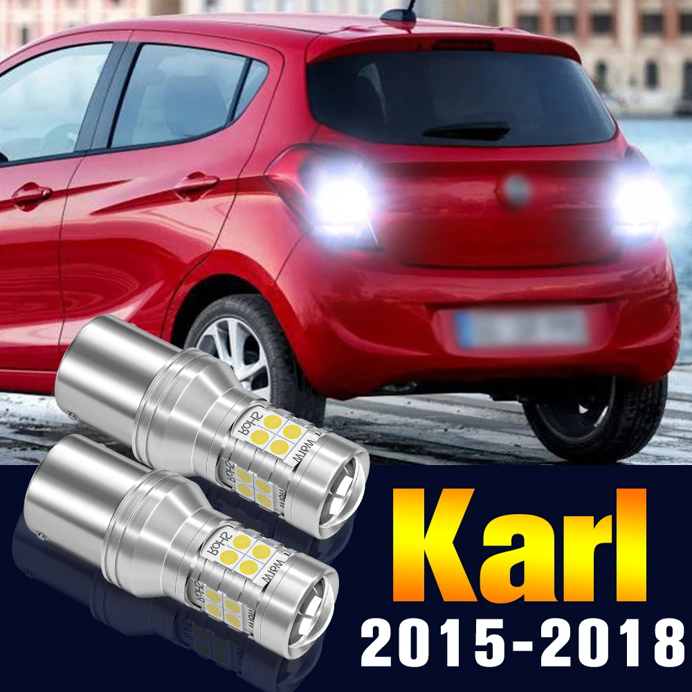 2 бр. Светодиодна Лампа за Заден Ход Резервна Крушка За Opel Karl 2015-2018 2016 2017 Аксесоари