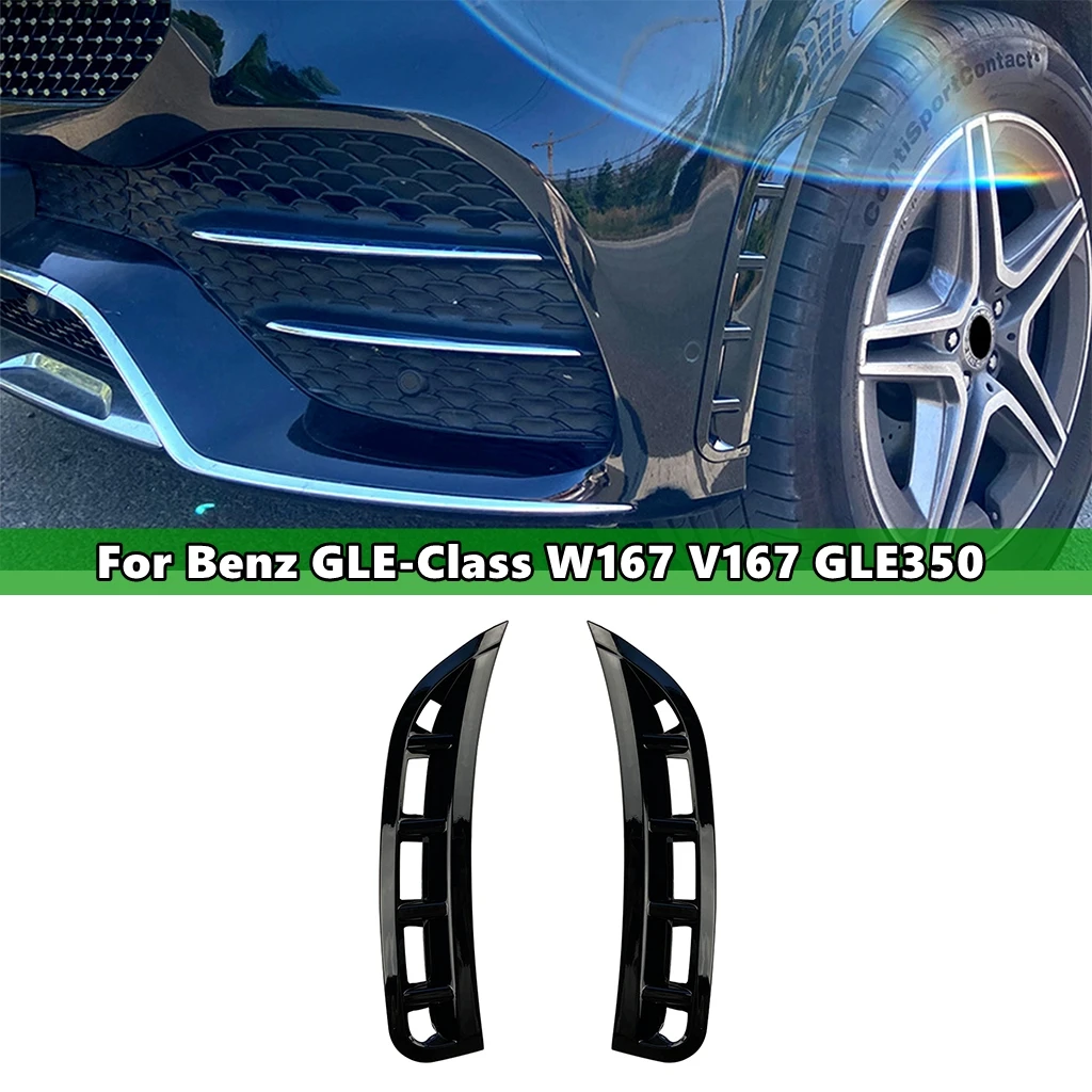 2 бр. Тапицерия на Предната броня на Автомобила За Mercedes Benz GLE-Class W167 V167 GLE350 GLE450 GLE53 2020 2021 предната противотуманная фаровете странични стикер