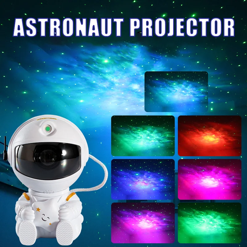 2022 Астронавт Галактика Звезда Проектор, Лампа На Звездното Небе Лека Нощ За Декорация На Спалнята На Дома Декоративни Осветителни Тела Детски Подарък