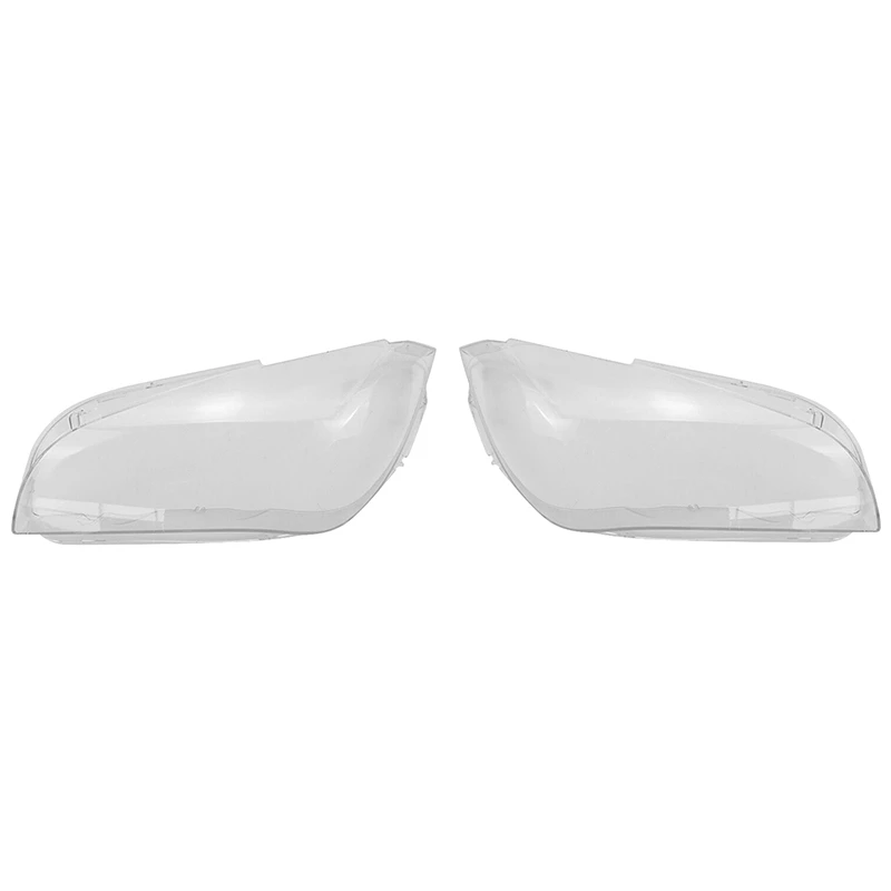 2X За-BMW X1 E84 2010-2014 Ляв/десен корпус светлини Лампа Прозрачен капак на обектива Капак фарове