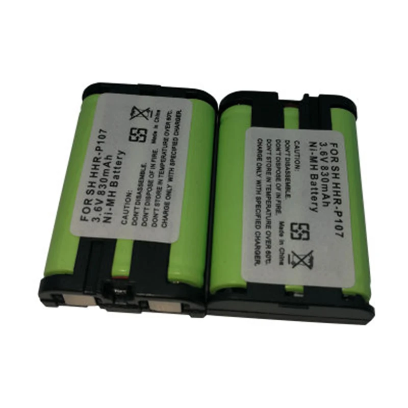 2x Високо Качество 3,6 На 800 mah Батерия за Телефон Panasonic HHR-P107 HHRP107 HHRP107A/1Б
