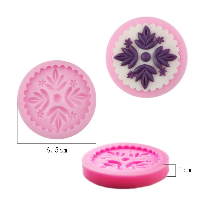 3D цветя форма на силикон торта инструмент за декорация силиконов сапун мухъл Екологично Чист фондан