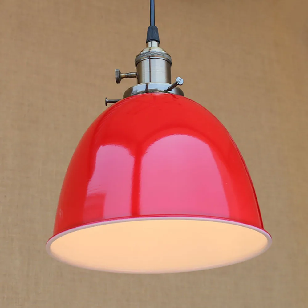 4 цвят Таванско помещение модерен Индустриален окачен окачен лампа реколта E27 led светлини с превключвател За Кухня, бар, кафе осветителни тела