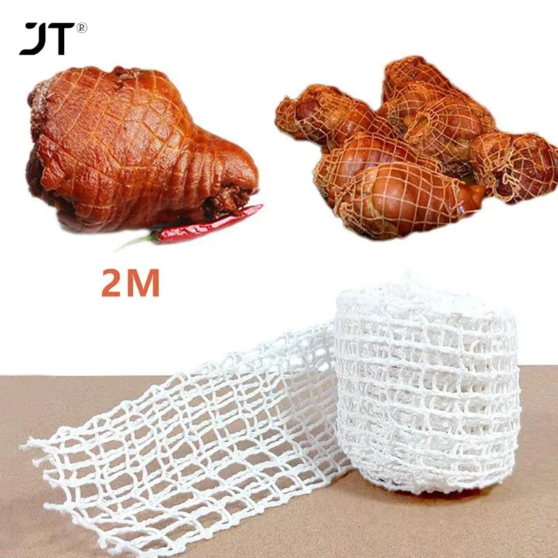 5M 2M памук, чисто месо, Шунка наденица чиста касапин ред наденица, хот-дог, колбаси хвърляне на мрежата на окото инструменти за опаковане 
