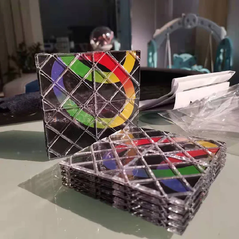 8 Панели Пъзел Куб PuzzleTwisty Cubo Магьосник Сгъваем Пъзел Професионален Магически Куб Класически Играчки За Деца