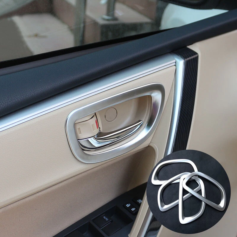 ABS Пластмаса За Toyota Corolla E170 2014 2015 2016 2017 Аксесоари за Автомобили вътрешна врата Купа защитна рамка Капак Тапицерия на Колата-Стайлинг