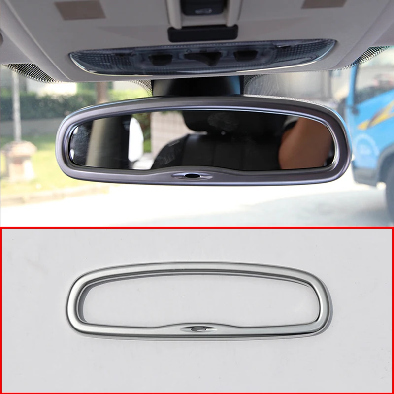 ABS Хром Автомобилен Стайлинг Вътрешно огледало за обратно виждане Рамка за Украса на Капачката на Стикер За Land Rover Freelander 2 2009-2015 Аксесоари