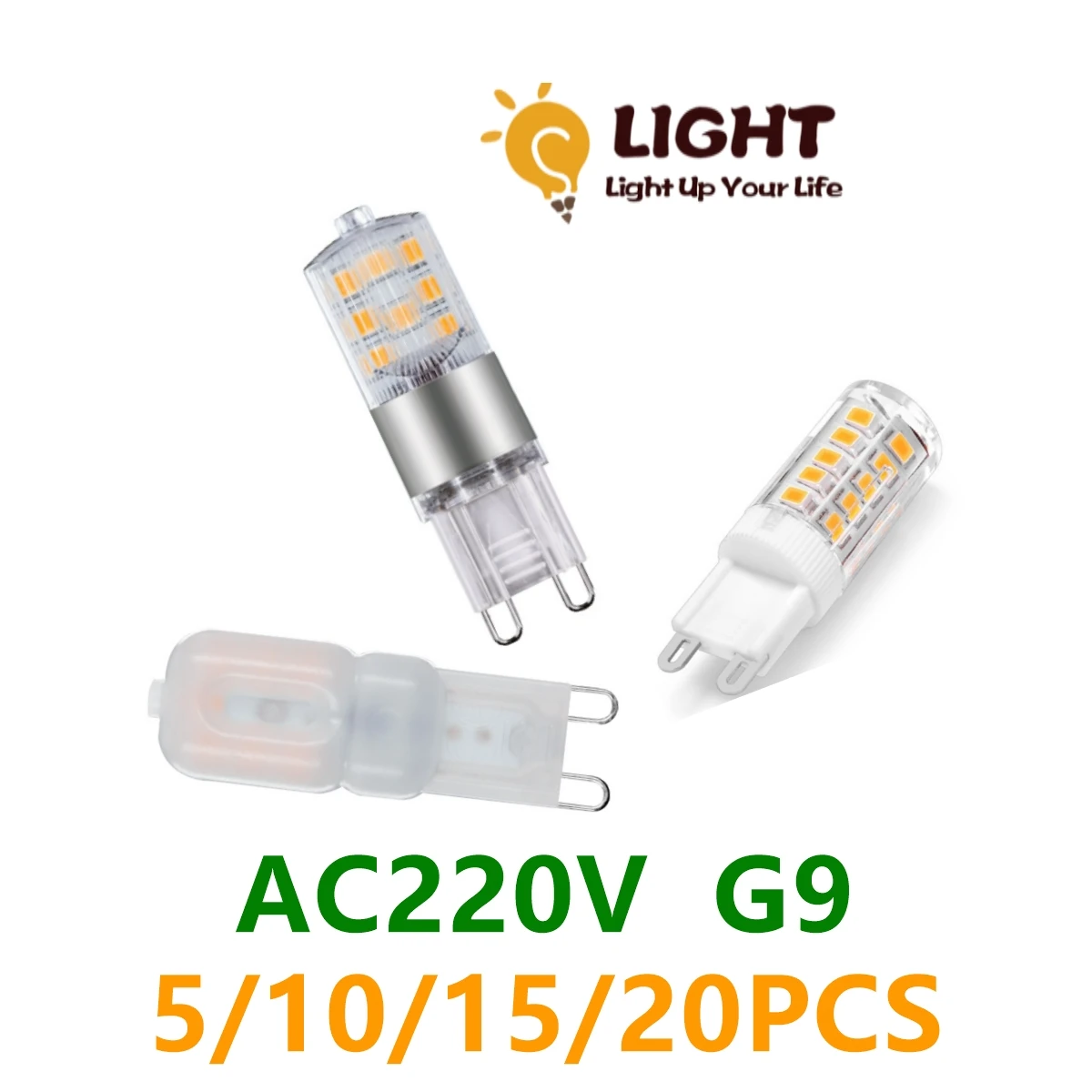 Amazon Експлозивна led мини лампа G9 Light Corn AC220V 3 W супер ярък нестробоскопический топло бяла светлина може да замени 20 W 50 W галогенную лампа
