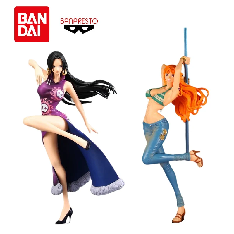 Bandai Original One Piece GRANDLINE GIRLS ON VACATION Нас Бойя Хенкок Аниме Фигурка Модел Играчки са подбрани Модел Подаръци за Момчета