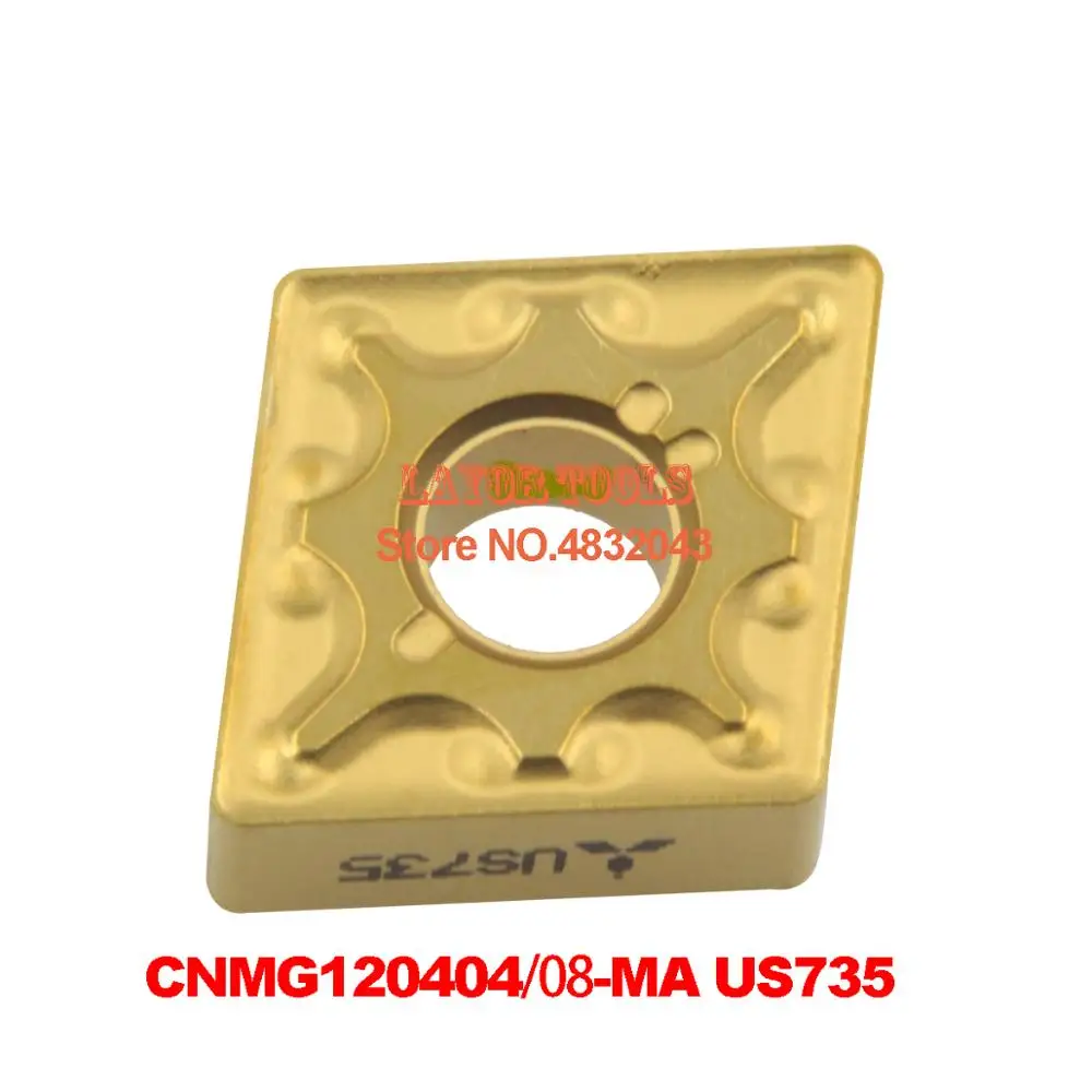 CNMG120404-MA US735/CNMG120408-MA US735, оригиналната твердосплавная плоча CNMG 120404/120408 за притежателя на струг инструмент