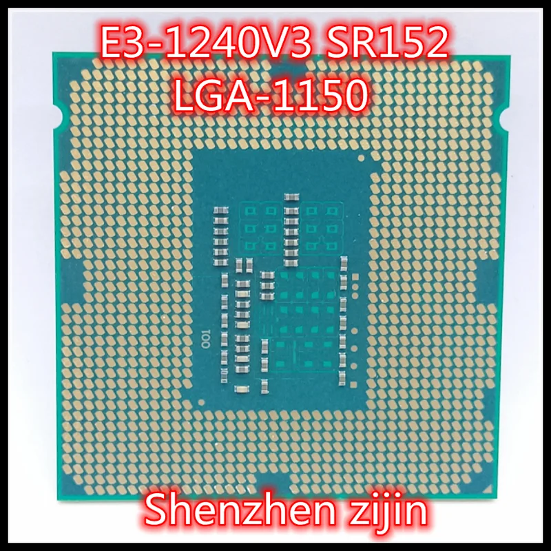 E3-1240 v3 SR152 E3 1240v3 E3 1240 v3 3,4 Ghz Четириядрен восьмипоточный процесор на 8 М 80 W LGA 1150
