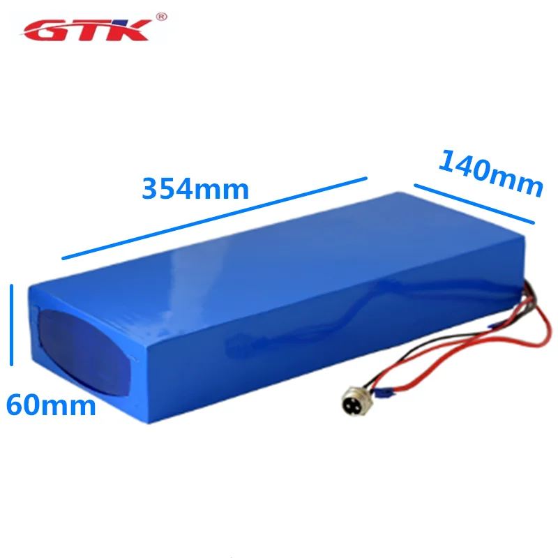 GTK батерия с висок капацитет 16S6P 60 В 20Ah 18650 литиева батерия с BMS за ebike/три колела мотор/скутер + 67,2 В 3A зарядно устройство