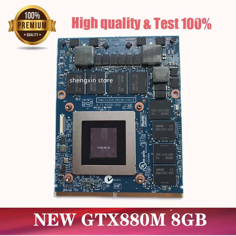 GTX880M GTX 880M 8 GB GDDR5 Видео VGA Дисплей Карта За Clevo P151SM P150SM P170SM P177SM P151SM P375SM P570SM
