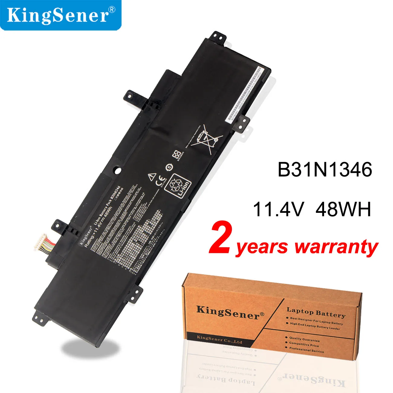 KingSener B31N1346 Батерия за лаптоп ASUS CHROMEBOOK C300MA C300MA-DB01 13,3 