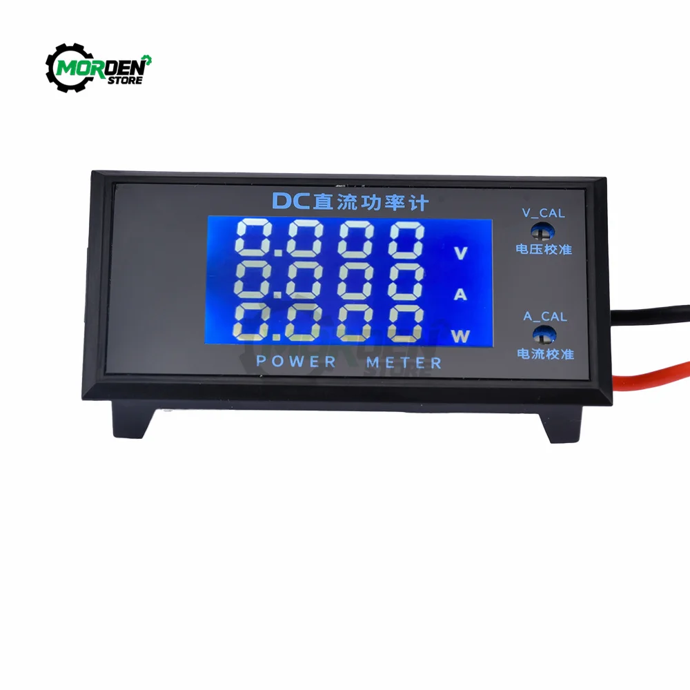 LCD цифров Волтметър Амперметър Ваттметр Напрежение Ток на електромера Волта Детектор Тестер Монитор dc 0-500 В 0-5000 W