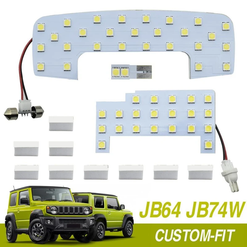 LED Лампа за Салон на Покрива на автомобила, Кабина за Четене, Карта, Лампа, Комплект Лампи за Suzuki Jimny JB64W JB74W 2019 2020 2021