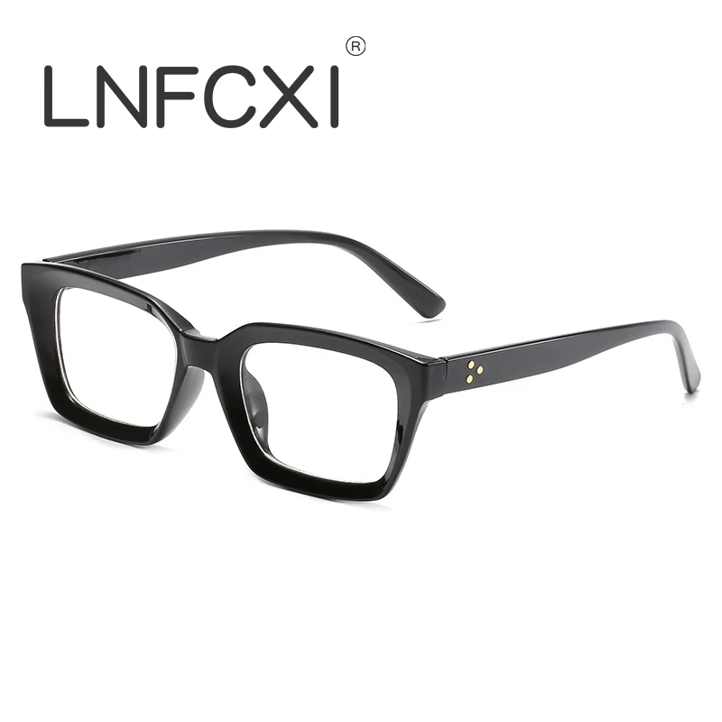 LNFCXI Нови Квадратни Прозрачни Оптични Очила В Рамка от Синя Светлина Блокиране на Компютъра Женски Мъжки Рамки За Очила Очила