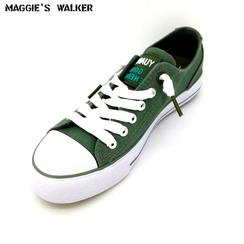 Maggie's Walker/ Дамски Модни Пролетно Ежедневни Парусиновая обувки в ярки цветове с шнур, Размер на 35 ~ 40