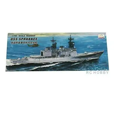 MiniHobby 80913 1/700 USS SPRUANCE Разрушител Боен Комплект Модел С Мотор TH07970-SMT2