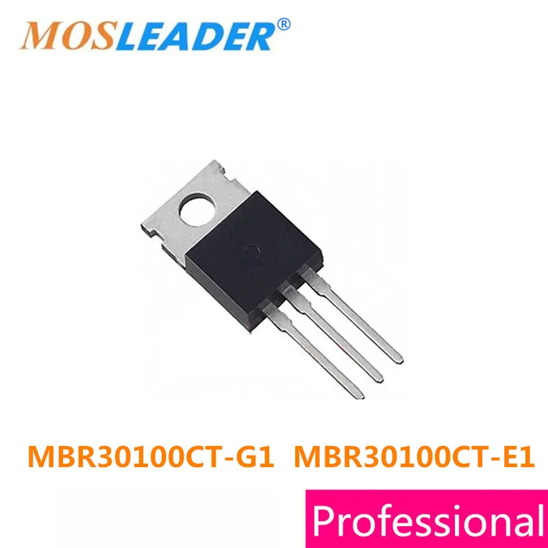 Mosleader TO220 MBR30100CT-G1 MBR30100CT-E1 50 бр. MBR30100CT-G MBR30100CT-E Високо качество