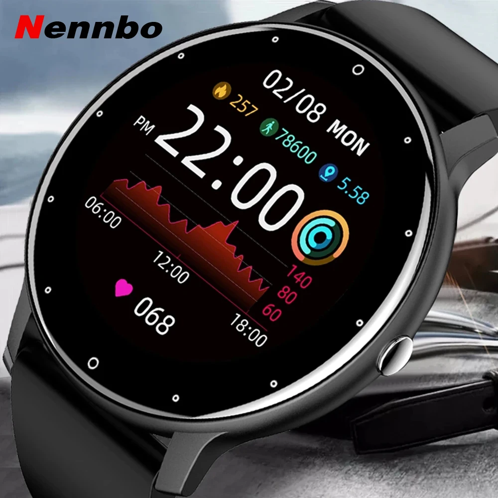 Nennbo 2021 Новите Смарт Часовници ZL02 За Мъже И Жени, Спортни Фитнес-Тракери, монитор на сърдечната честота, следи Кръвното Налягане, Bluetooth Smartwatc