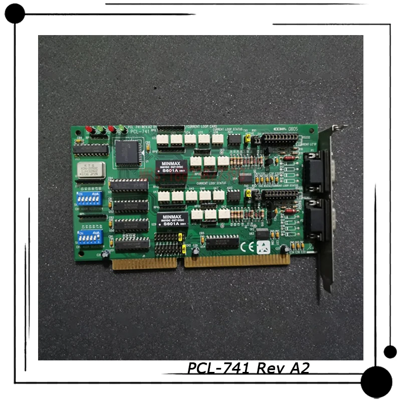 PCL-741 Rev A2 За Advantech Двоен Изолиран RS-232/Токовая Последователна Комуникационна карта Isa Карта Са 100% Тествани с Бърза доставка