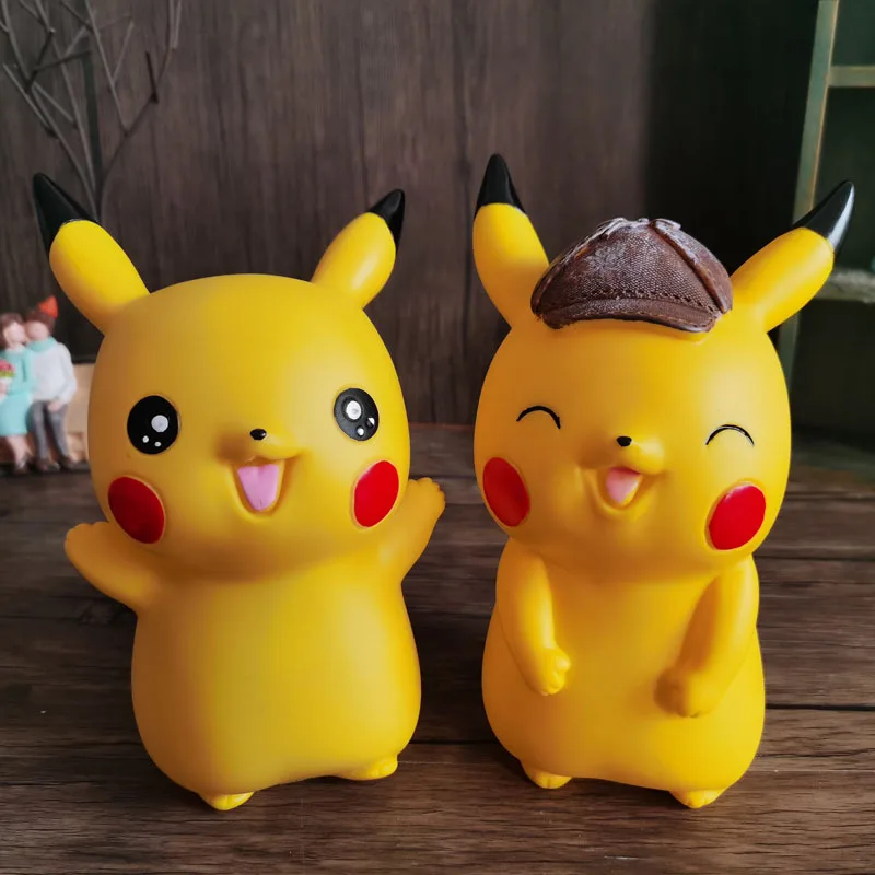 Pokemon японски карикатура на Pikachu парична банка творчески Netflix спестявания голям капацитет от детски коледен подарък за рожден ден