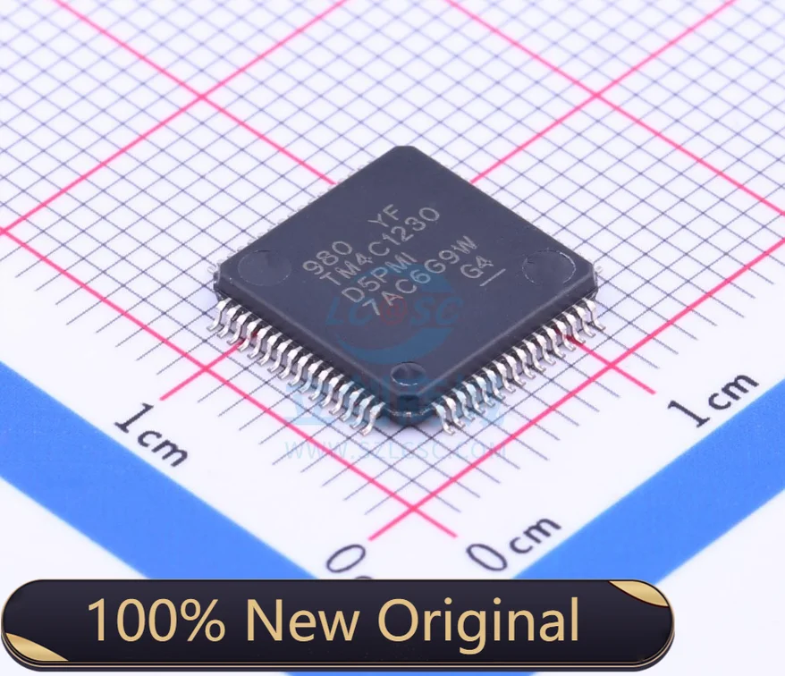 TM4C1230D5PMI осъществяване LQFP-64 Нов Оригинален Оригинален чип на микроконтролера (MCU/MPU/SOC)