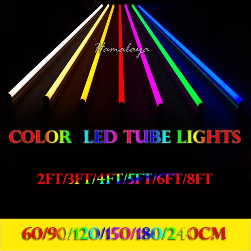 Toika 40 бр./лот 5 метра 1.5 m 25 Watt led T5 интегриран led клиенти лампа в червено/зелено/синьо 5 фута 1500 мм, с най-качествени SMD 2835 AC85-265v CE & ROHS