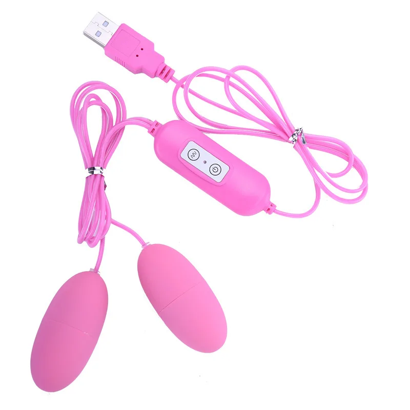 USB 12/20 Честотен Единична/Двойна Вибрация Яйца Многоскоростной Вибратор за G Точката Секс Играчки за Мъже и Жени, Продукти за Възрастни