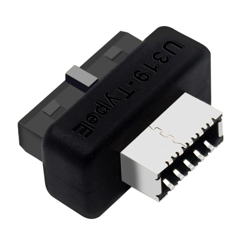 USB Адаптер за предния панел USB 3.0 19pin/20pin Connector средния съединител за вертикално конектор на дънната платка TYPE-E