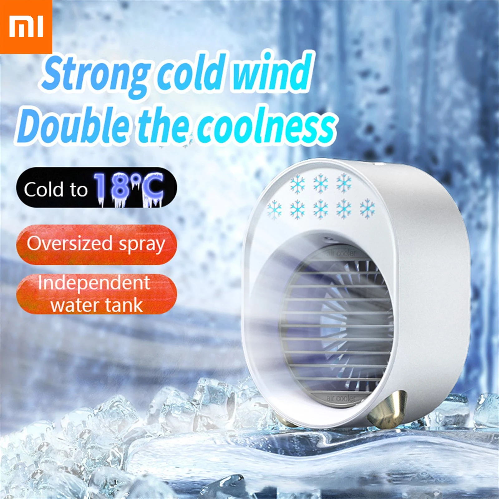 Xiaomi Mini Air Cooler Настолен Малък USB Климатик Вентилатор За Общежития Мобилен Охладител на Въздуха Тенис на Офис Вентилатор За Климатик