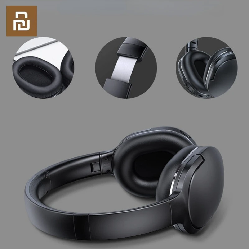 Youpin Baseus D02 Pro Безжични Bluetooth Слушалки Стерео Слушалки Сгъваема Детска Спортна Слушалки Аудио Кабел Над Ухото Слушалки