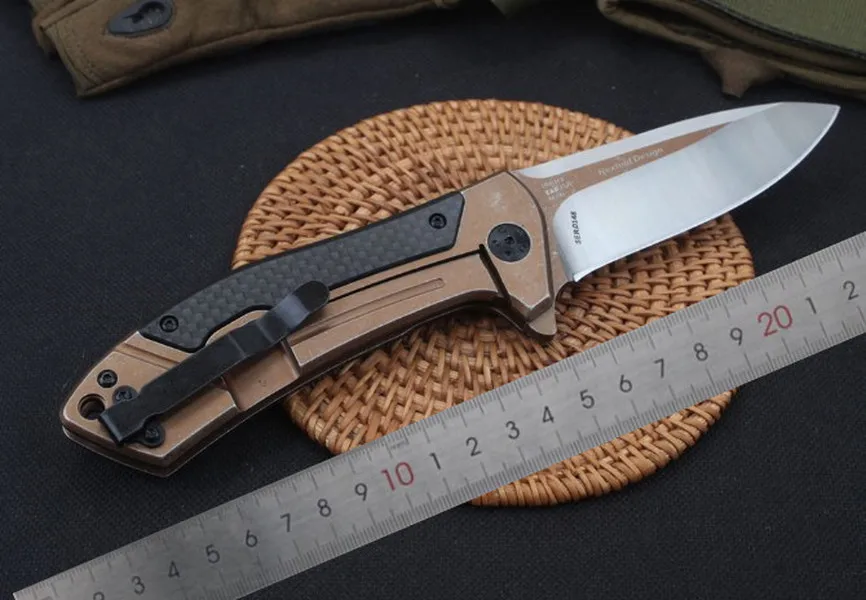 ZT Нож 0801CF ZT0801 Джобен Сгъваем D2 Система, Носещи Тактически Нож за Оцеляване на Лов Риболов EDC Ножове Подарък Ножове