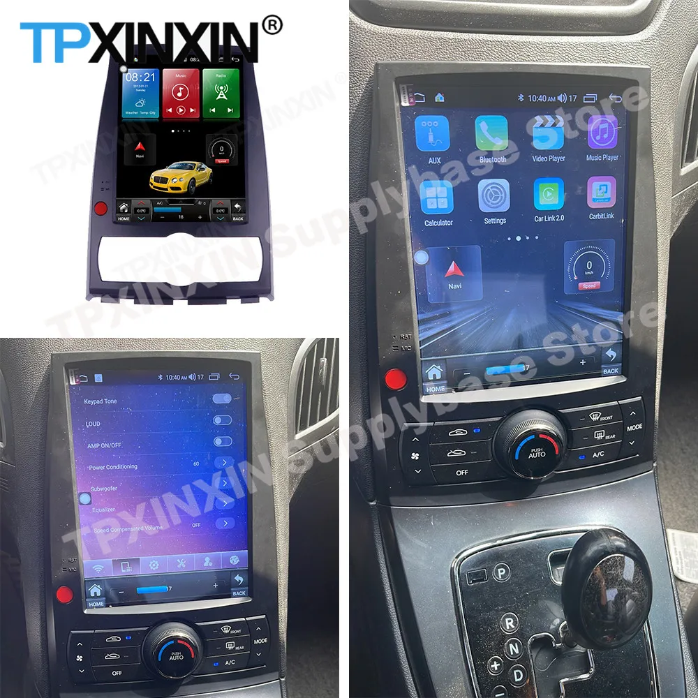 Авто Мултимедиен Стерео Радио Tesla Android 11 За Hyundai Rohens Genesis Coupe GPS Навигация на Видео Приемник IPS Главното Устройство