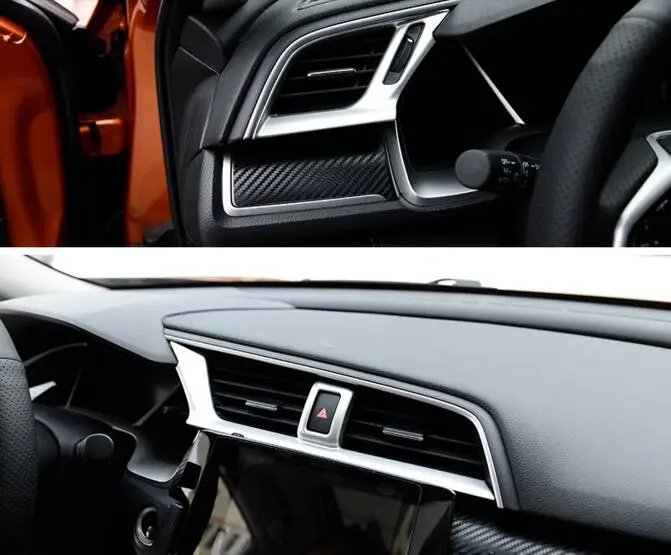 Автомобил-стил Авто Климатик Пайети Лента Тампон Стикери за Украса За Honda CIVIC 10th Coupe 2016 LHD Автомобилен Стайлинг