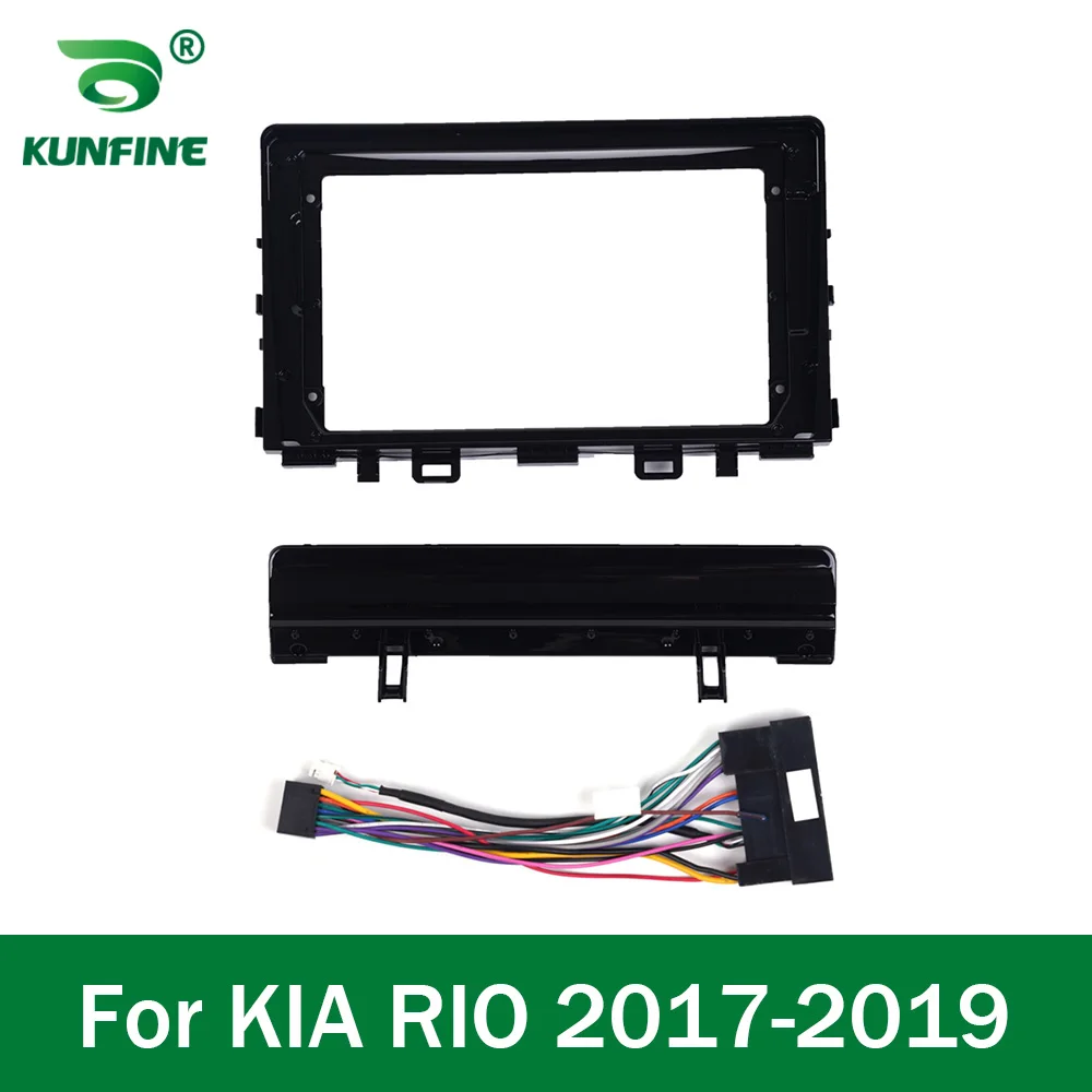 Автомобилен GPS Навигатор Стерео За KIA RIO 2017 2018 2019 Радио Престилка Панел Рамка Подходящ 2Din 9 инча В Тире на екрана на главното устройство
