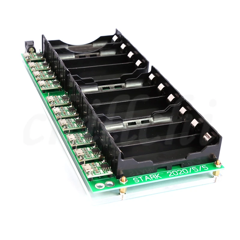 Актуализирана версия 10 18650 литиеви батерии модул, зарядно устройство за бързо зареждане на YP4056 кабел за зареждане чип usb мультиинтерфейс 50 W мощност