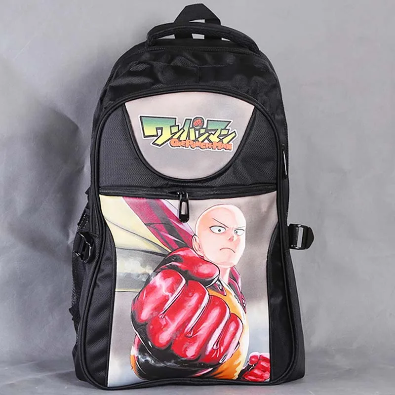 Аниме One Punch Man Saitama Sensei Раница за лаптоп/На два рамо/Кзк/Пътна Чанта за тийнейджъри или за Любителите на анимацията
