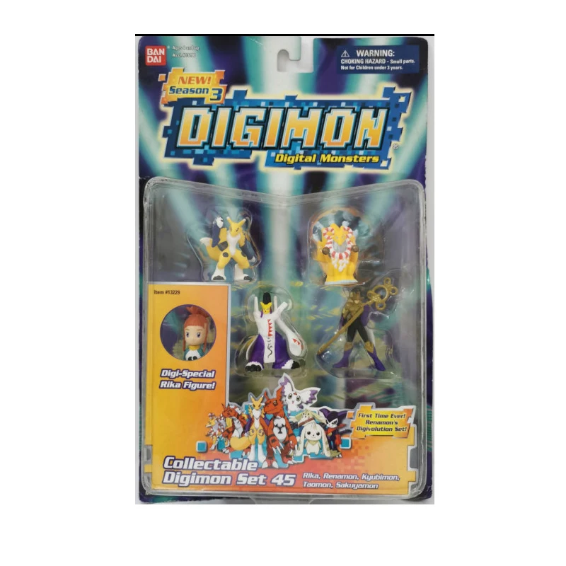 Бандай Истински Чудовища Digimon 03 Mackinaw Ръце и Дали Дженря Гача Играчки Костюм Фигурка Модел Играчки